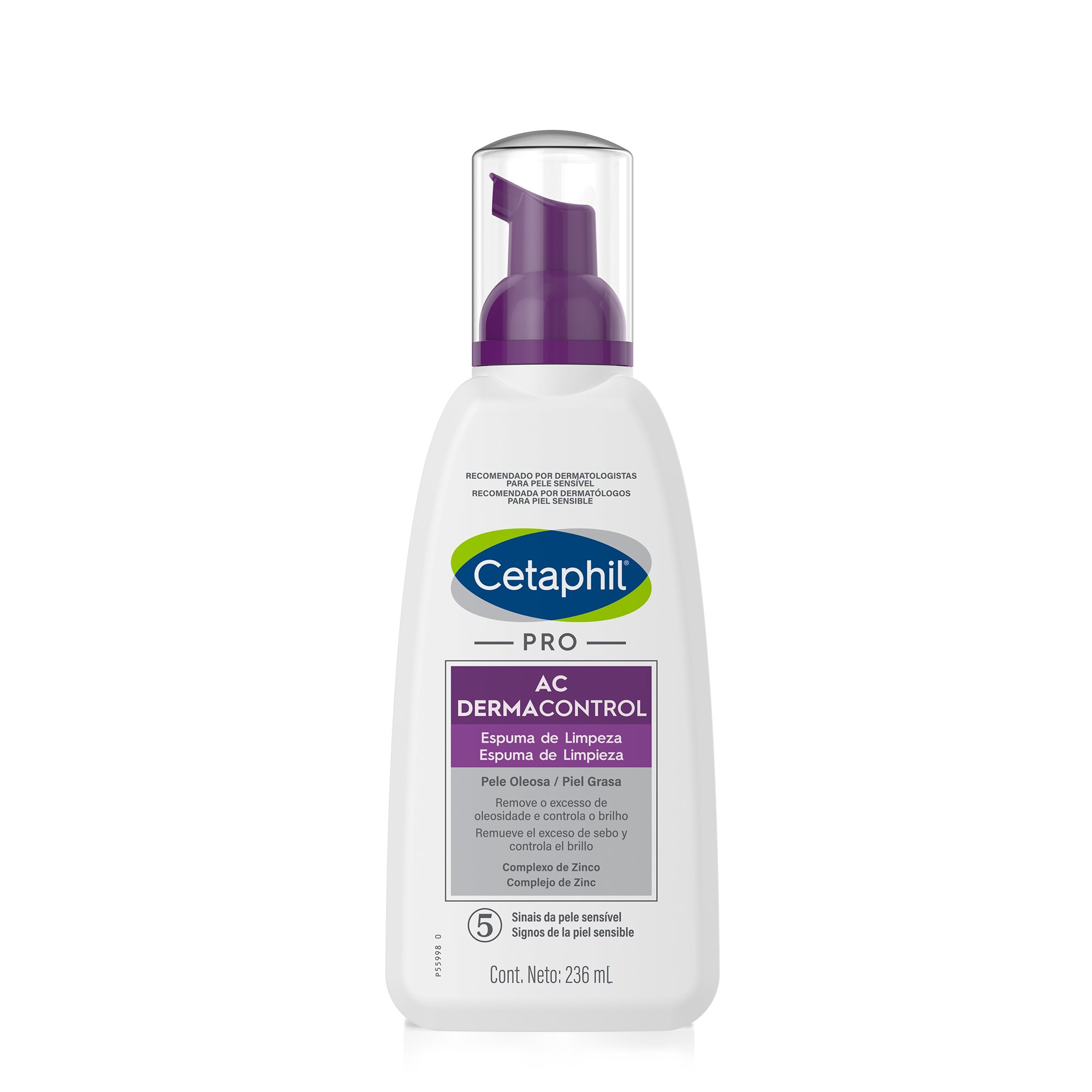 PRO AC DERMACONTROL ESPUMA DE LIMPIEZA 236ML